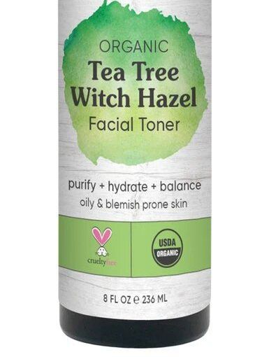 Sky Organics Facial Toner, Organic, Witch Hazel with Tea Tree - 8 fl oz