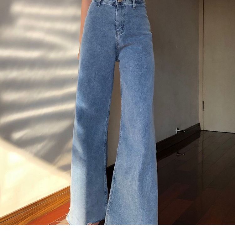 High Waist Straight Slimming Wide Leg 