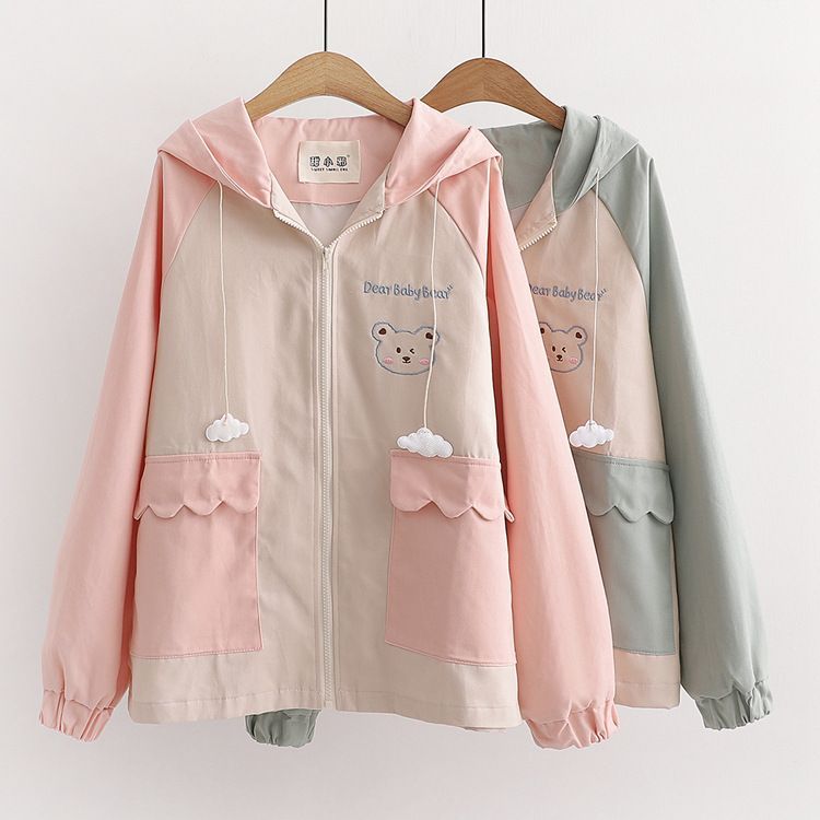 pink cargo jacket