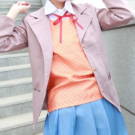 Mikasa Doki Doki Literature Club Monika Cosplay Costume Set Yesstyle