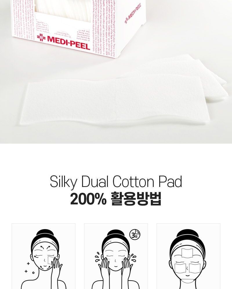 MEDIPEEL Silky Cotton Dual Cotton Pad YesStyle