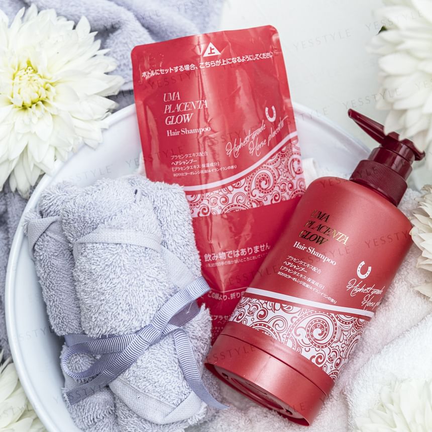 Buy Dr.pro labo Japan - Uma Placenta Glow Shampoo Red Refill & Eco