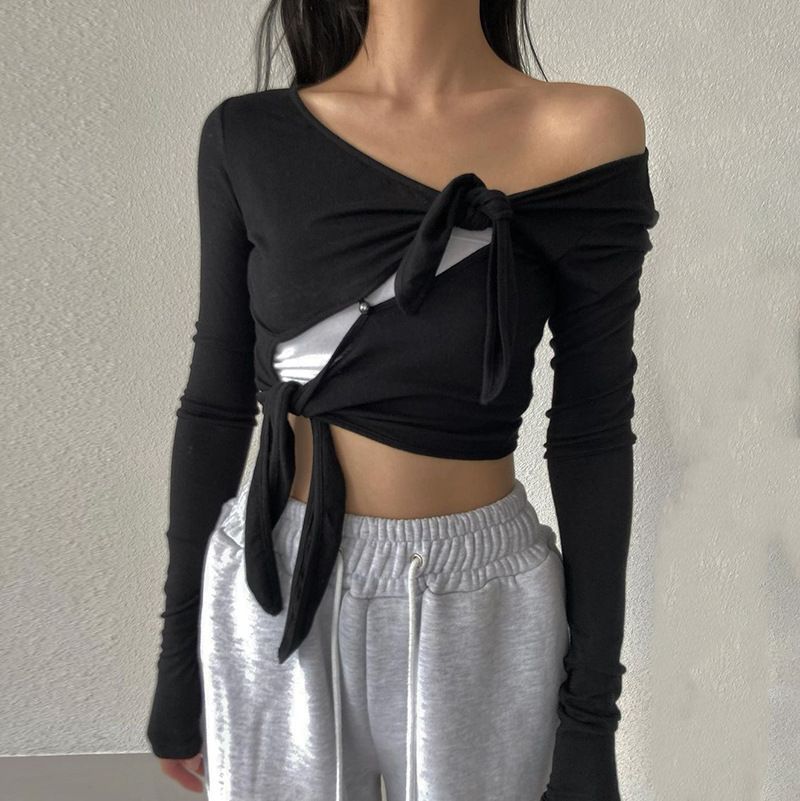 Hotarium - Long-Sleeve Asymmetrical 