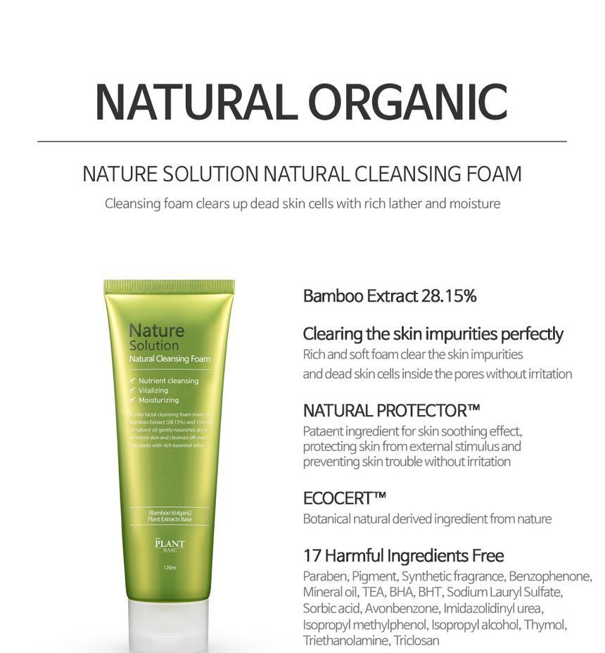 natural cleansing foam