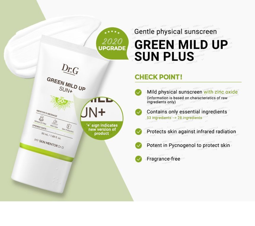 Buy Dr.G - Green Mild Up Sun Plus in Bulk | AsianBeautyWholesale.com