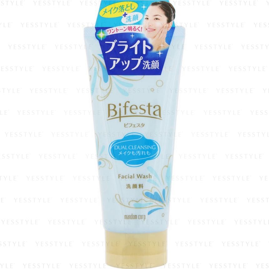 bifesta facial wash
