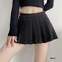 Pleated Mini Skirt