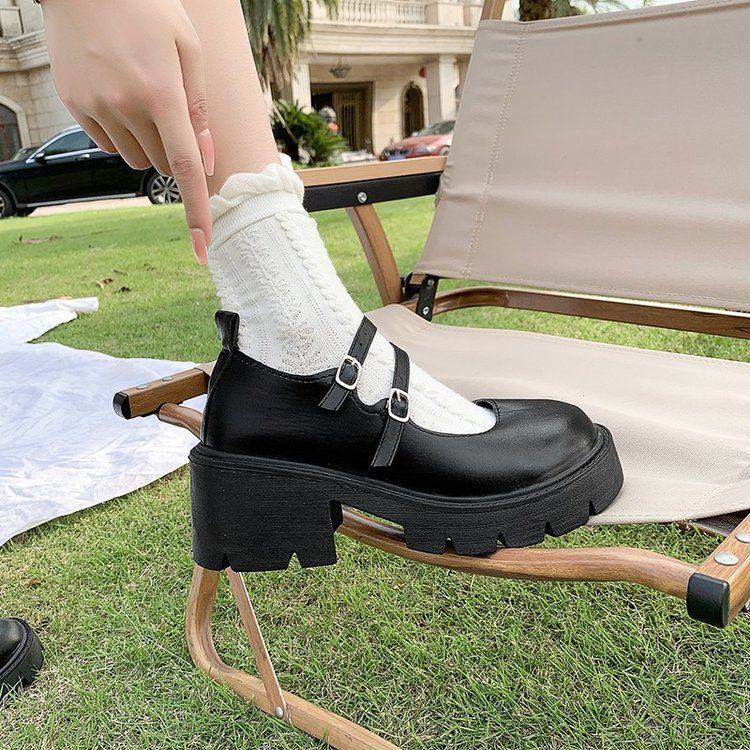 Bolitin Platform Block Heel Mary Jane Shoes | YesStyle