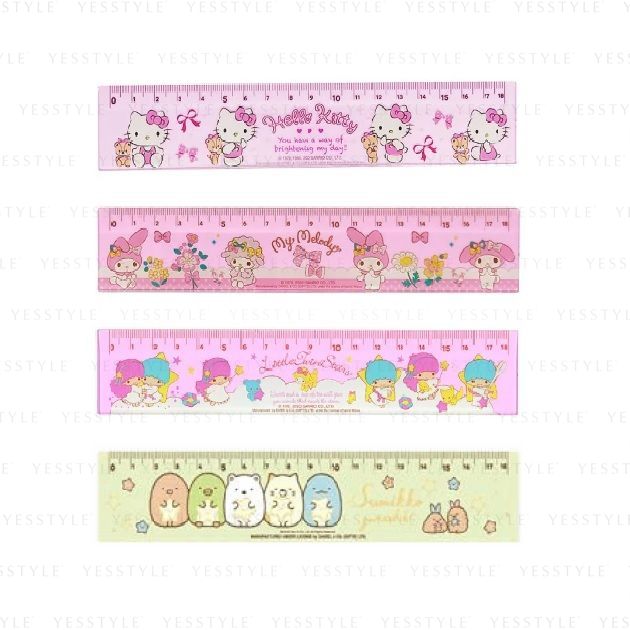 Sanrio Ruler 18cm - 4 Types | YesStyle