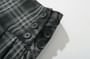 Low Rise Plaid Pleated Buttoned Mini A-Line Skirt