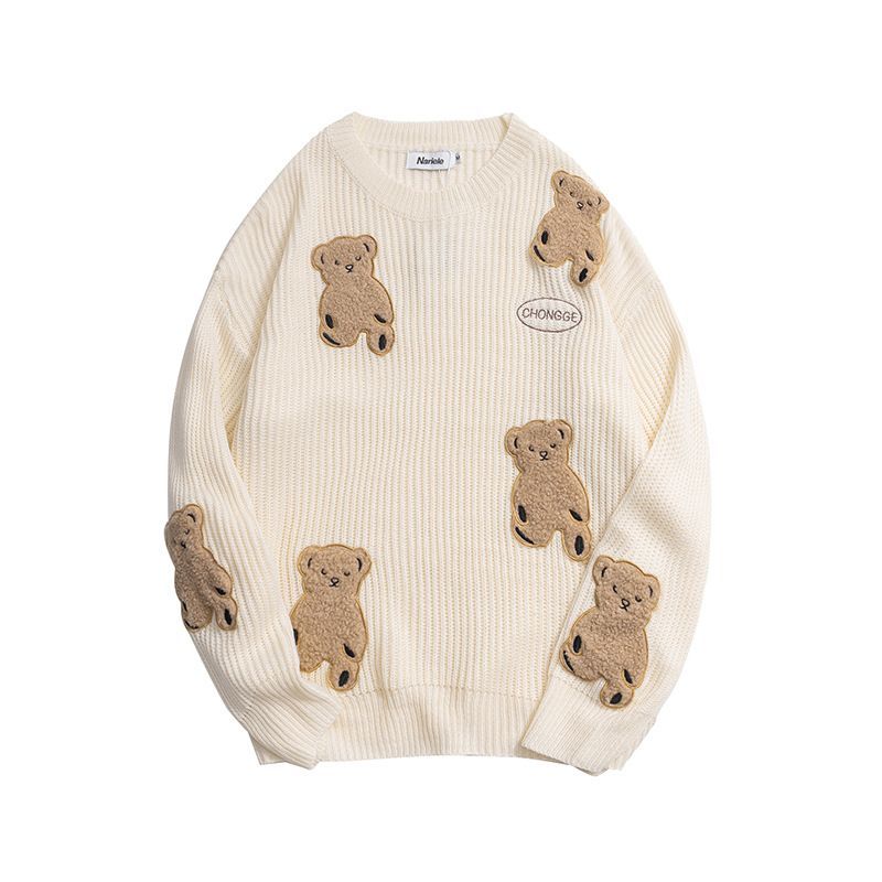 Kendeshi - Teddy Bear Print Sweater 