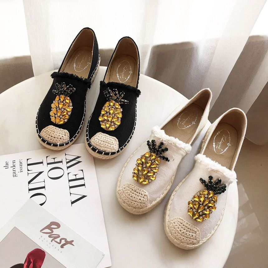 embellished espadrilles