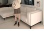 Cable Knit Sweater / Mini A-Line Skirt
