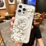 Floral Magnetic (Compatible with MagSafe) Phone Case - iPhone 15 Pro Max / 15 Pro / 15 Plus / 15 / 14 Pro Max / 14 Pro / 14 Plus / 14 / 13 Pro Max / 13 Pro / 13 / 13 mini