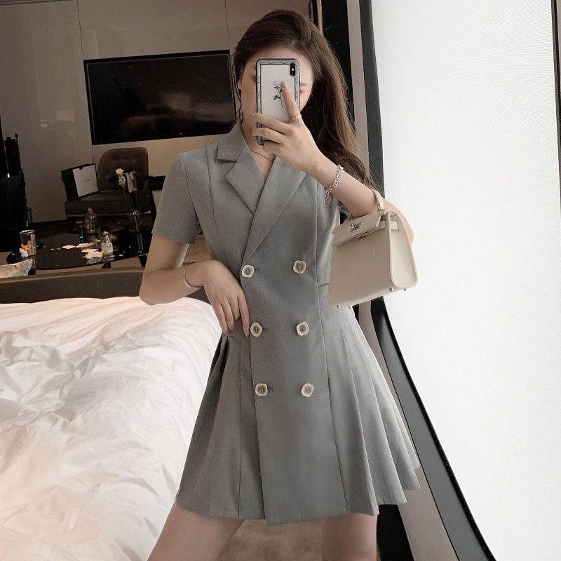 short sleeve blazer outfits