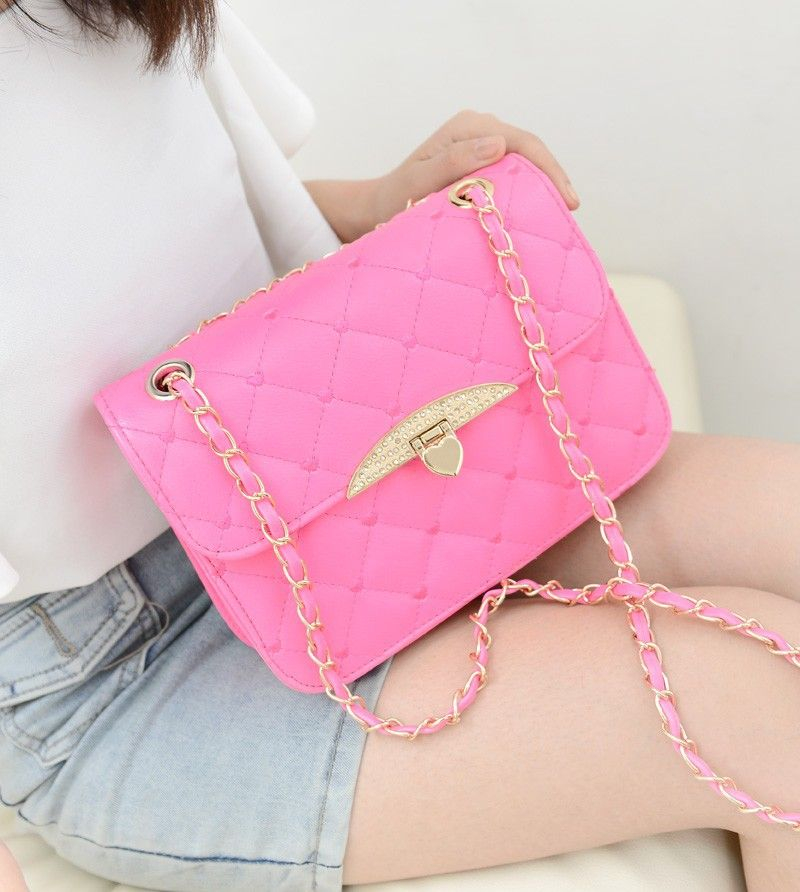 BAGuette Quilted Chain Strap Shoulder Bag | YesStyle