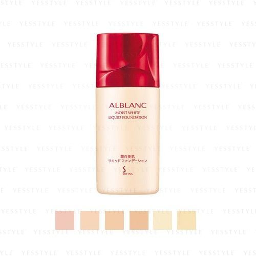 white liquid foundation