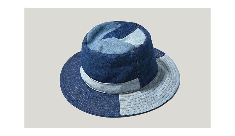patchwork bucket hat