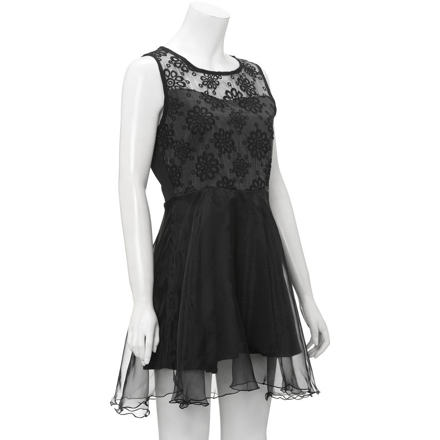 Jolly Club Sleeveless Embroidered A-Line Party Dress | YesStyle