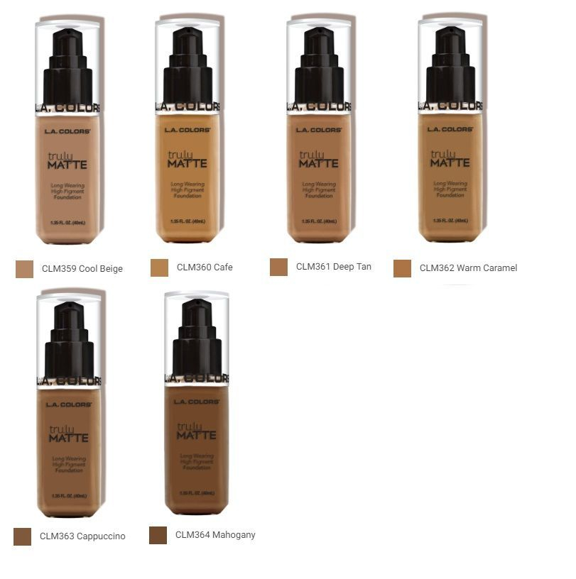 Buy L.A. Colors - Truly Matte Foundation (14 Shades), 1.35oz in Bulk
