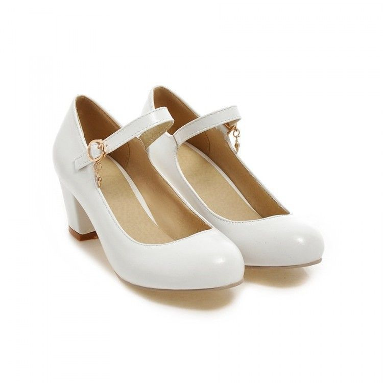 JY Shoes Block Heel Mary Jane Pumps | YesStyle