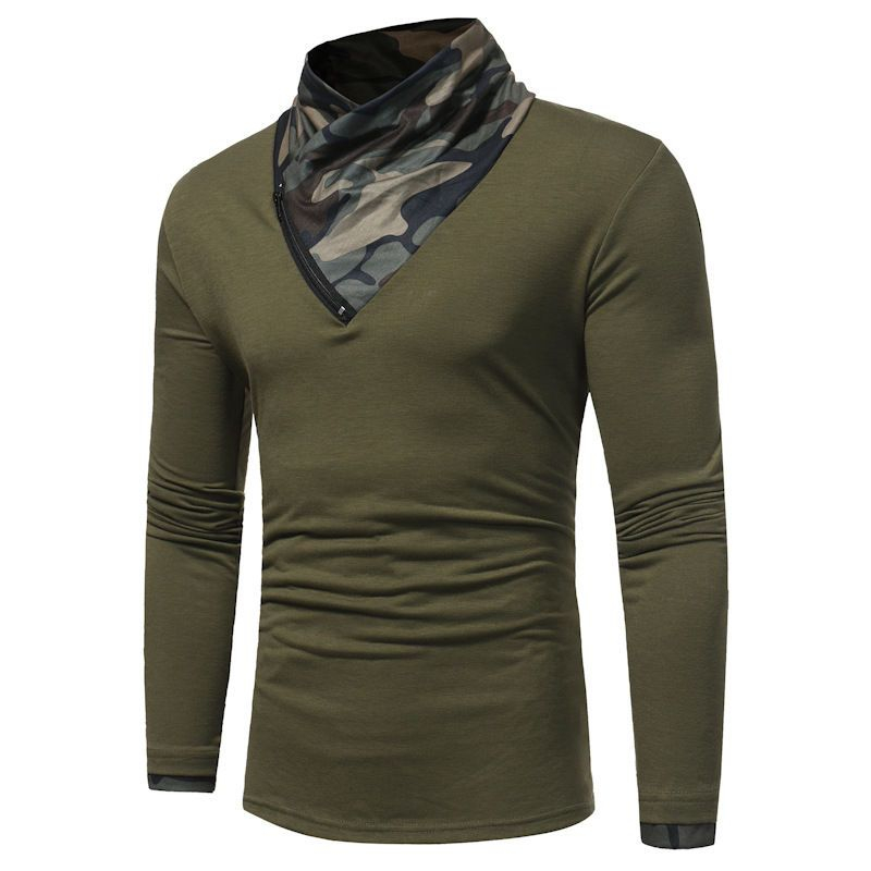 camo turtleneck shirt