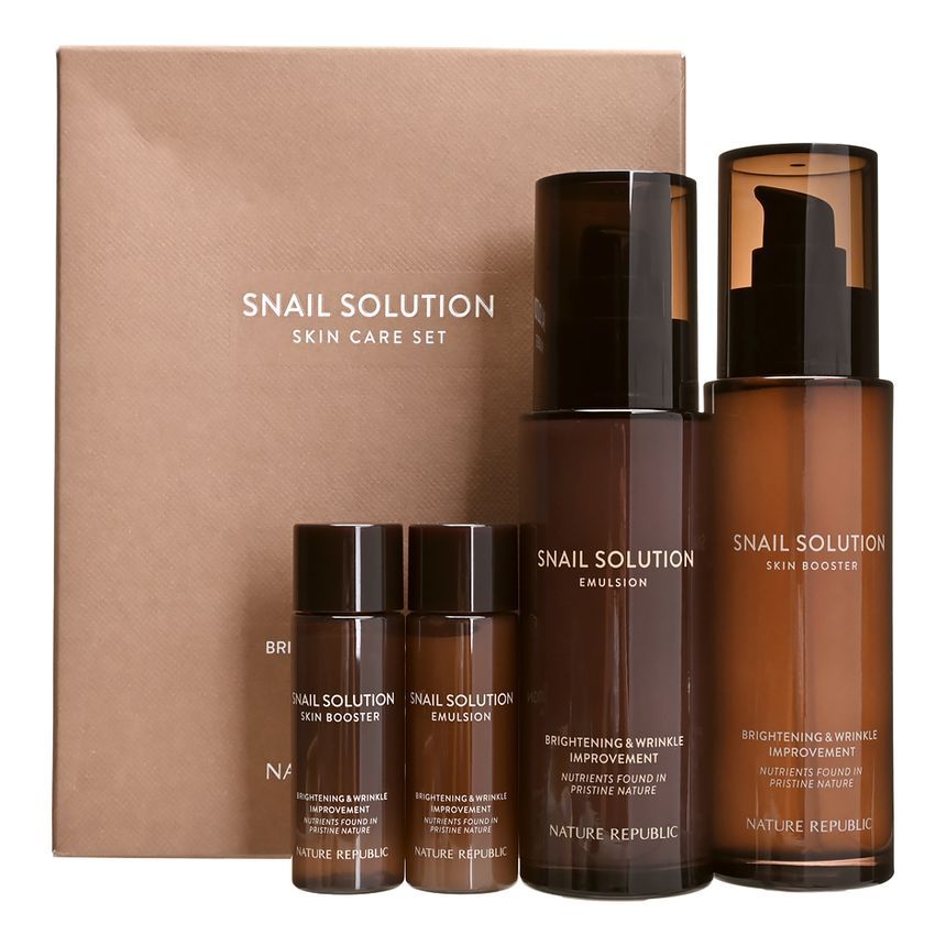 Buy NATURE REPUBLIC - Snail Solution Skin Care Set in Bulk