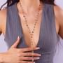 Gemstone Lariat Necklace