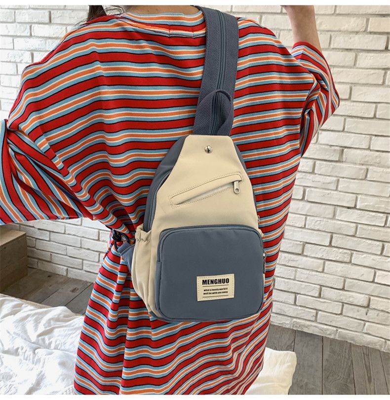 nylon sling backpack