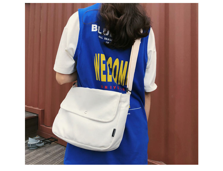 SUNMAN Canvas Messenger Bag YesStyle