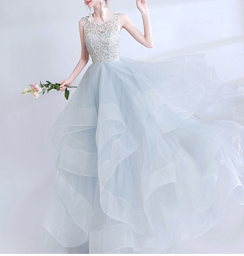 sleeveless ball gown