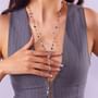 Gemstone Lariat Necklace
