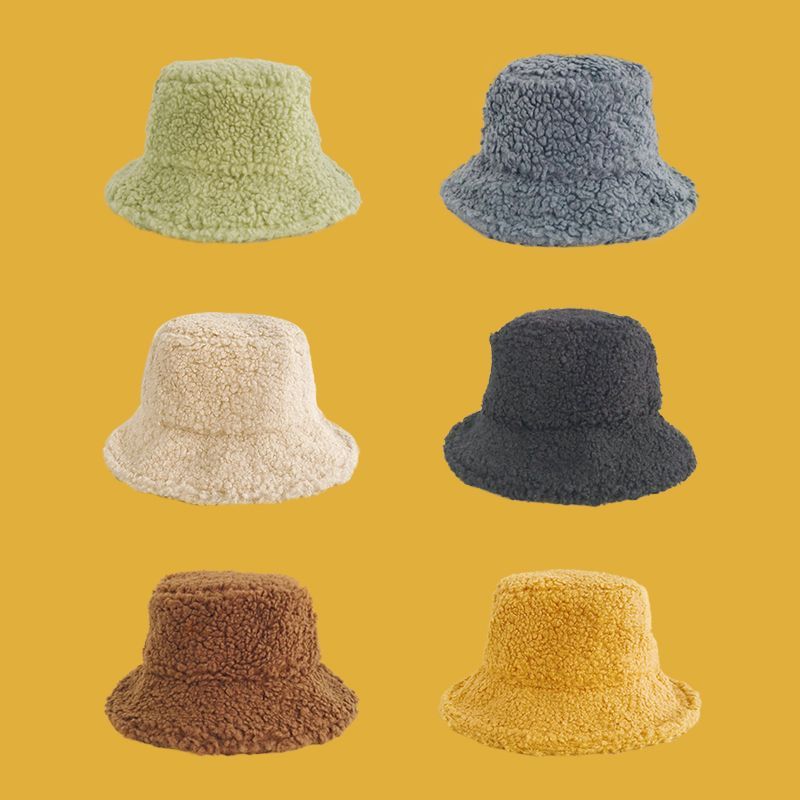 shearling bucket hat
