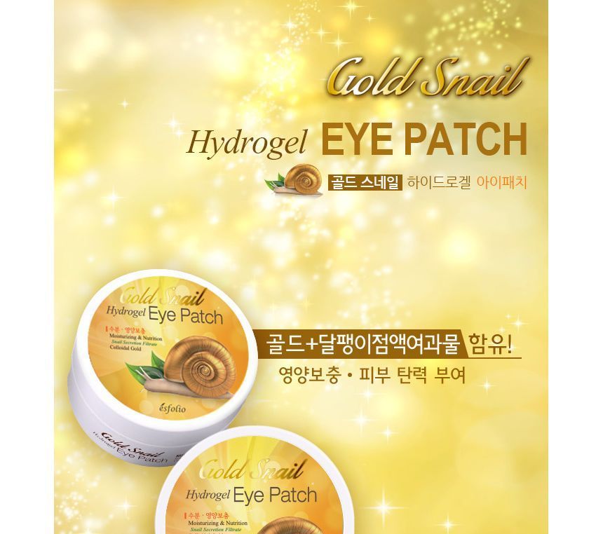 Buy esfolio Gold Snail Hydrogel Eye Patch (x80) (Bulk Box) in Bulk