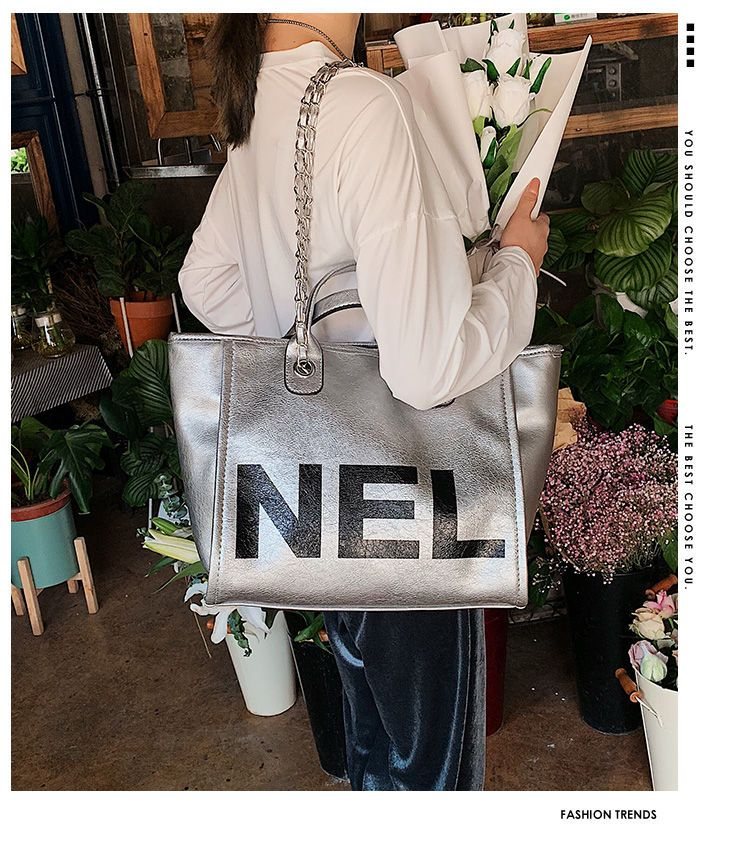 sauledore - 印字仿皮手提包