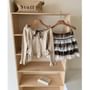 Long sleeve off shoulder bowknot ribbon lace up ruched mini skirt set