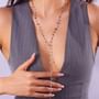 Gemstone Lariat Necklace
