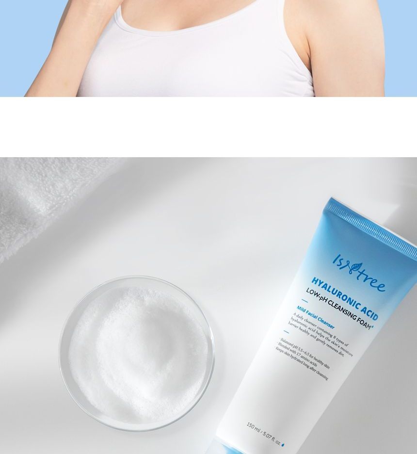 Isntree Hyaluronic Acid Low pH Cleansing Foam YesStyle