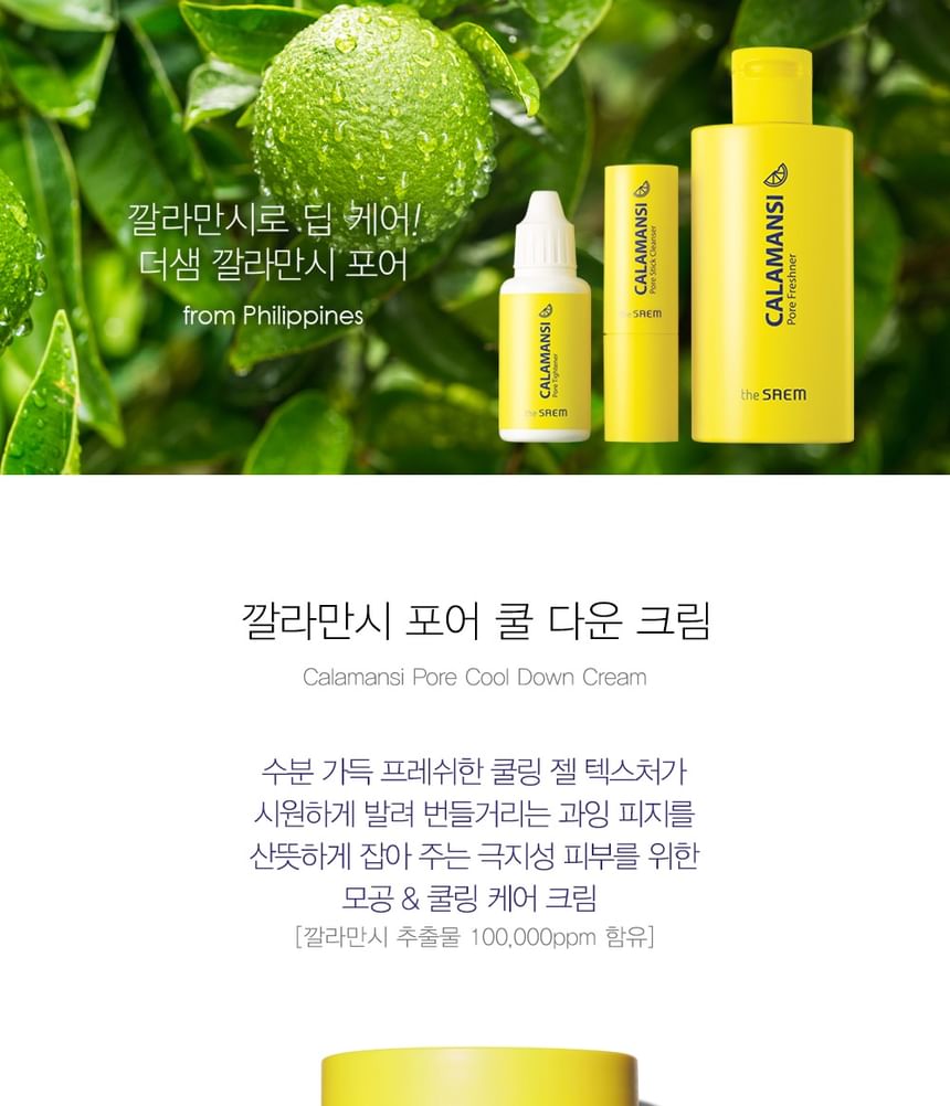 Buy The Saem - Calamansi Pore Cool Down Cream (x10) (Bulk Box) in Bulk ...