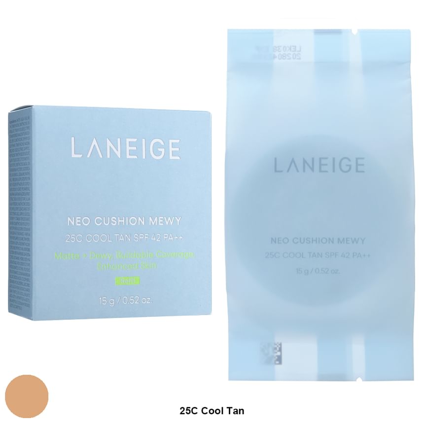 Buy LANEIGE - Neo Cushion Mewy Refill Only - 7 Colors in Bulk |  AsianBeautyWholesale.com