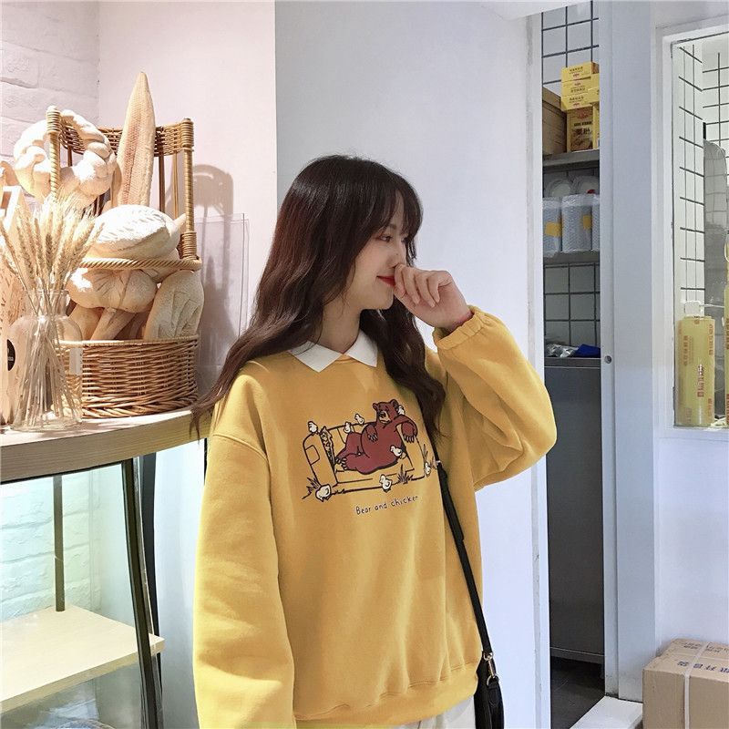 bear long sleeve sweatshirt