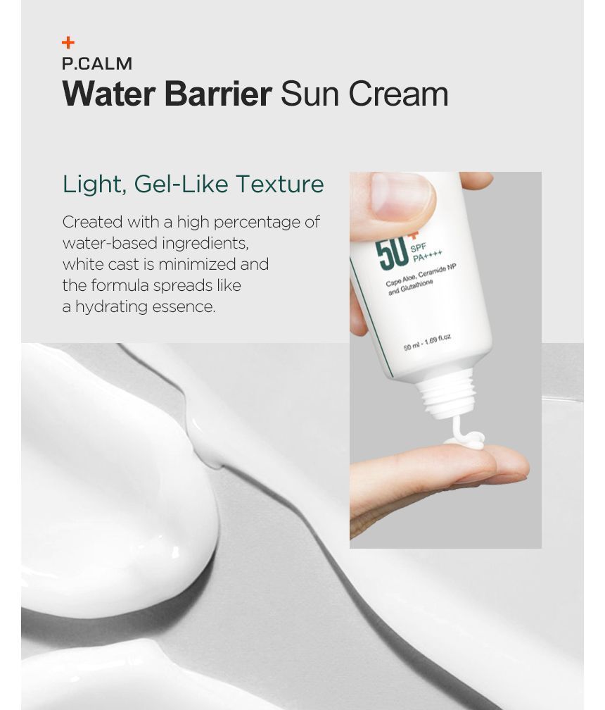 P.CALM Water barrier Sunscreen 50ml | StyleKorean.com