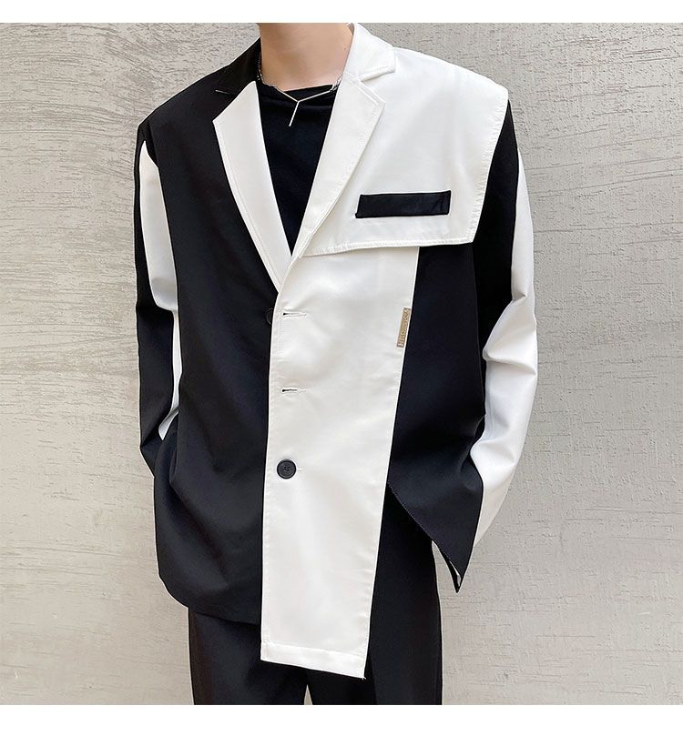 asymmetrical blazer