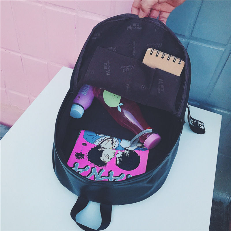 Golden Kelly Faux Leather Backpack YesStyle