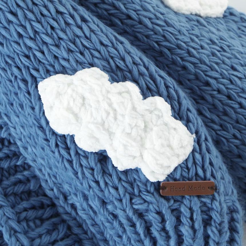 CLOUD JACQUARD LAYERED KNIT