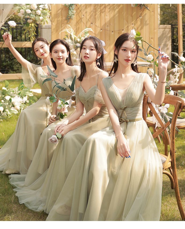minako - A-Line Mesh Bridesmaid Dress (Various Designs) | YesStyle