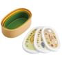 My Neighbor Totoro Oval Seal Food Container Set (3 Pieces)  (Neko Bus)
