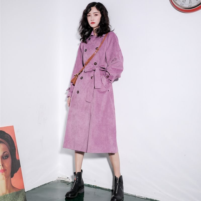 corduroy trench coat womens