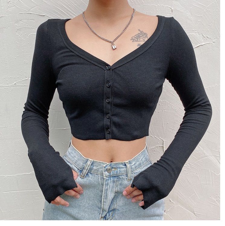 Ribbed button up top Clearance