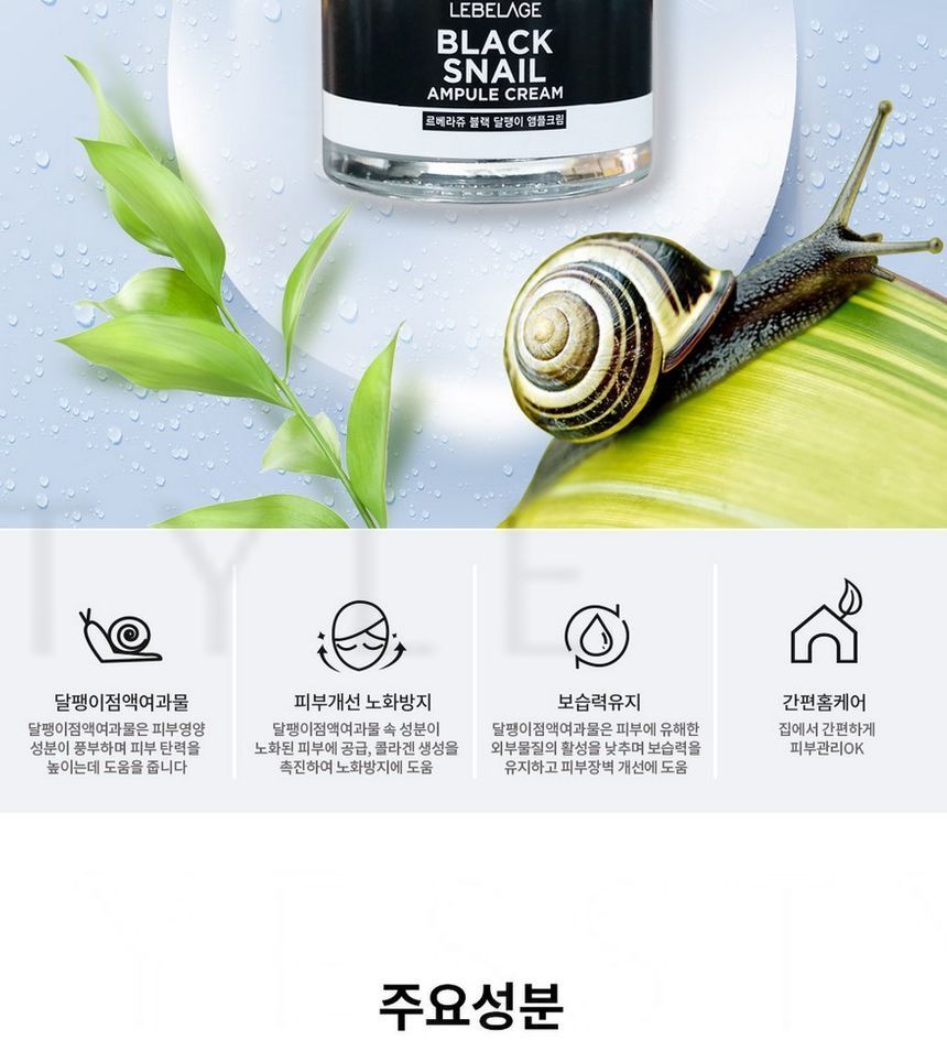 lebelage black snail